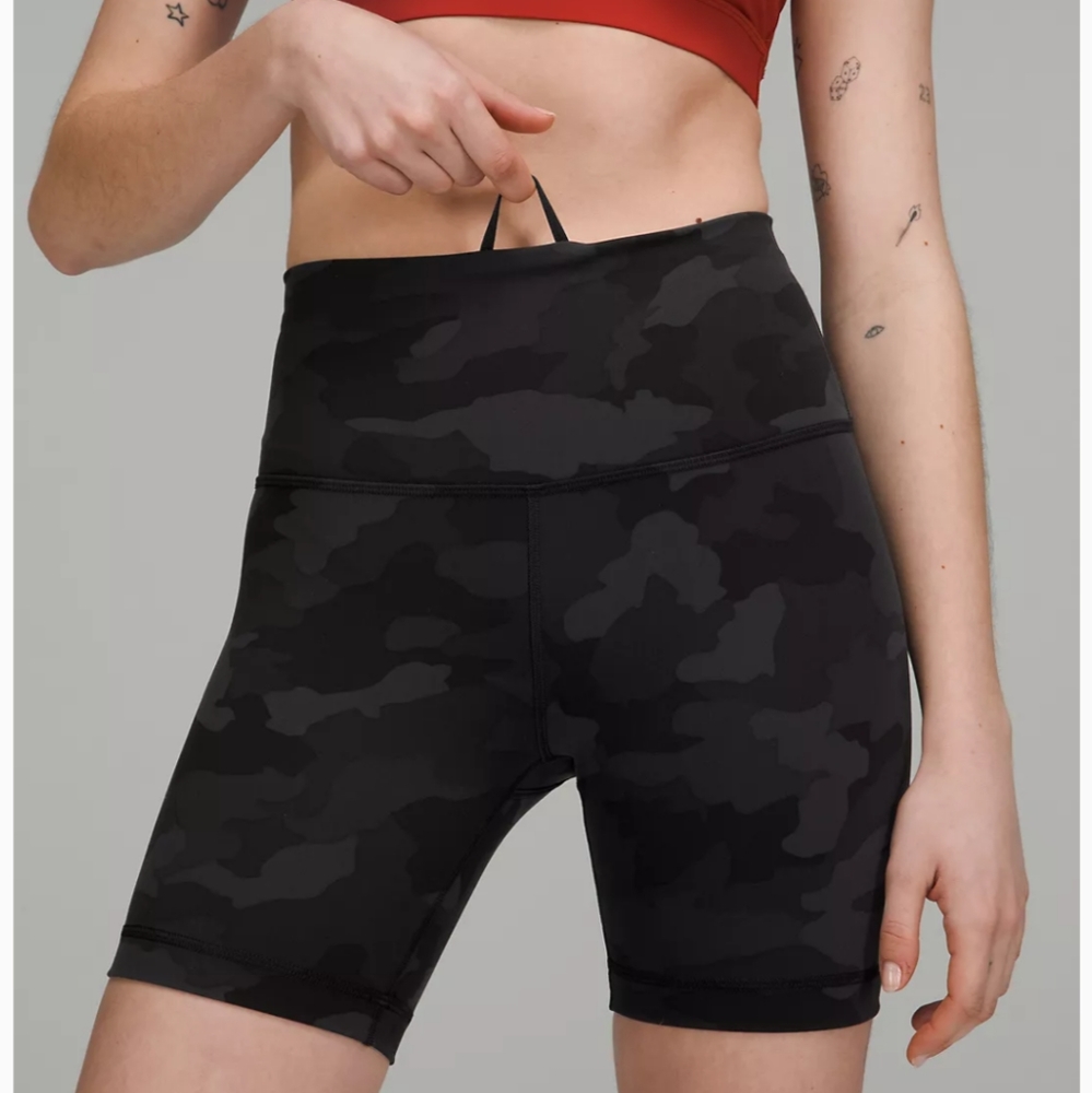 Lululemon wunder train camo shorts